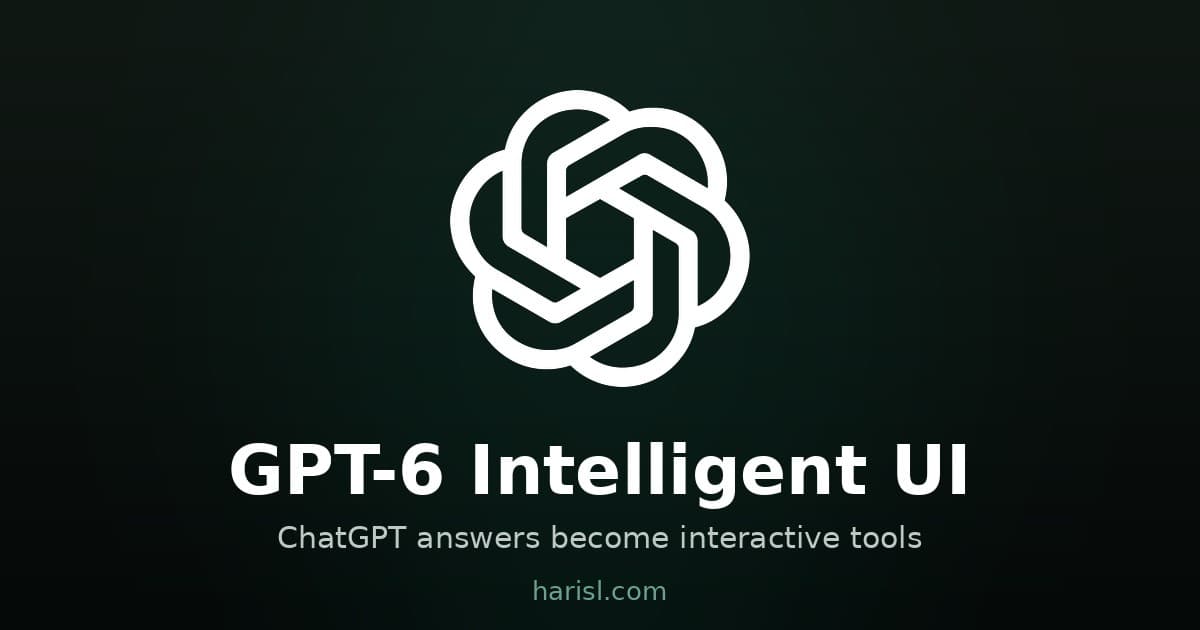 GPT-6 and Intelligent UI: The Interactive Answers Era — What It Means for Your Business Website